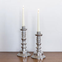 Sculptural Mexican candlesticks
