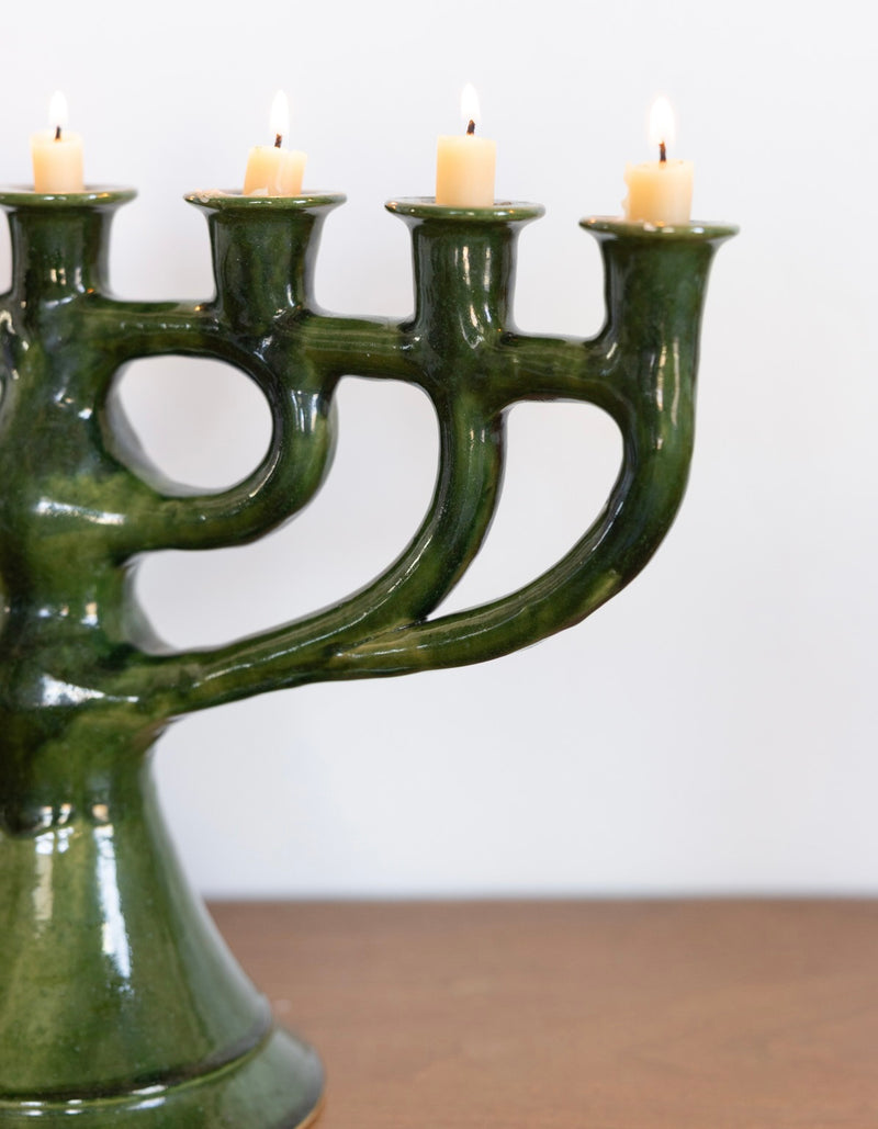 1970's XL ceramic candelabra