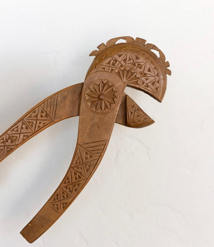 Folk wood nutcracker