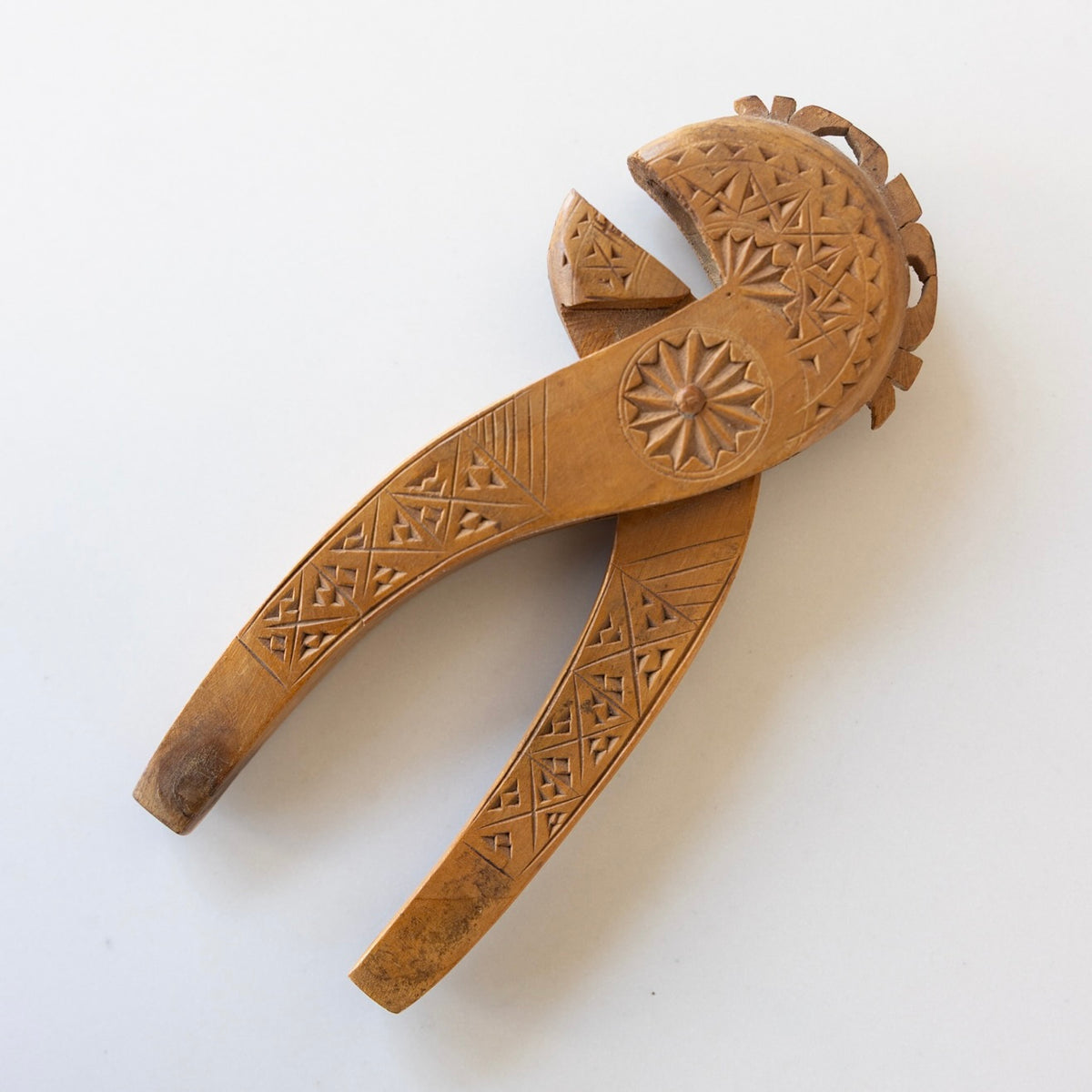 Folk wood nutcracker