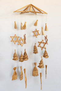 XL Scandinavian straw mobile