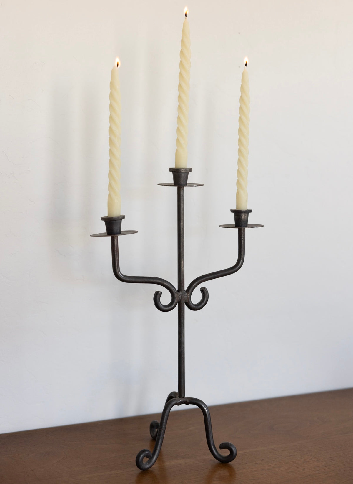 XL Spanish iron candelabra