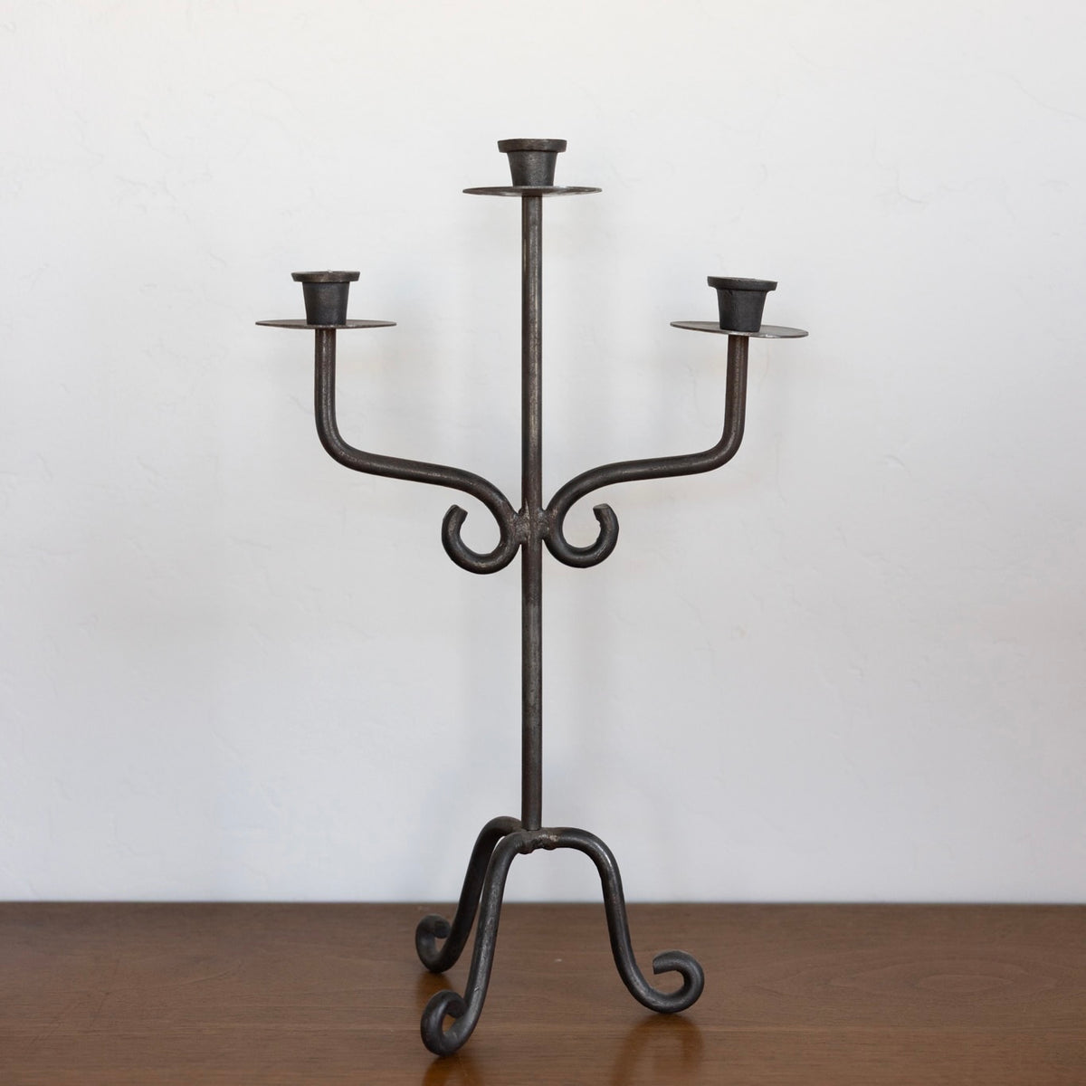 XL Spanish iron candelabra