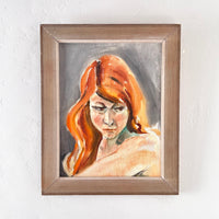 Red head portrait 13.5" x 16.5"