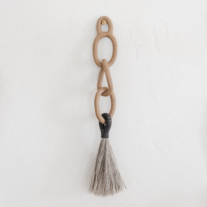 Clay wall tassel